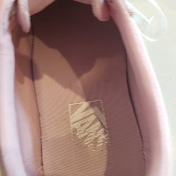 Vans Pink and White Women's Sneakers - Picture 7 of 10